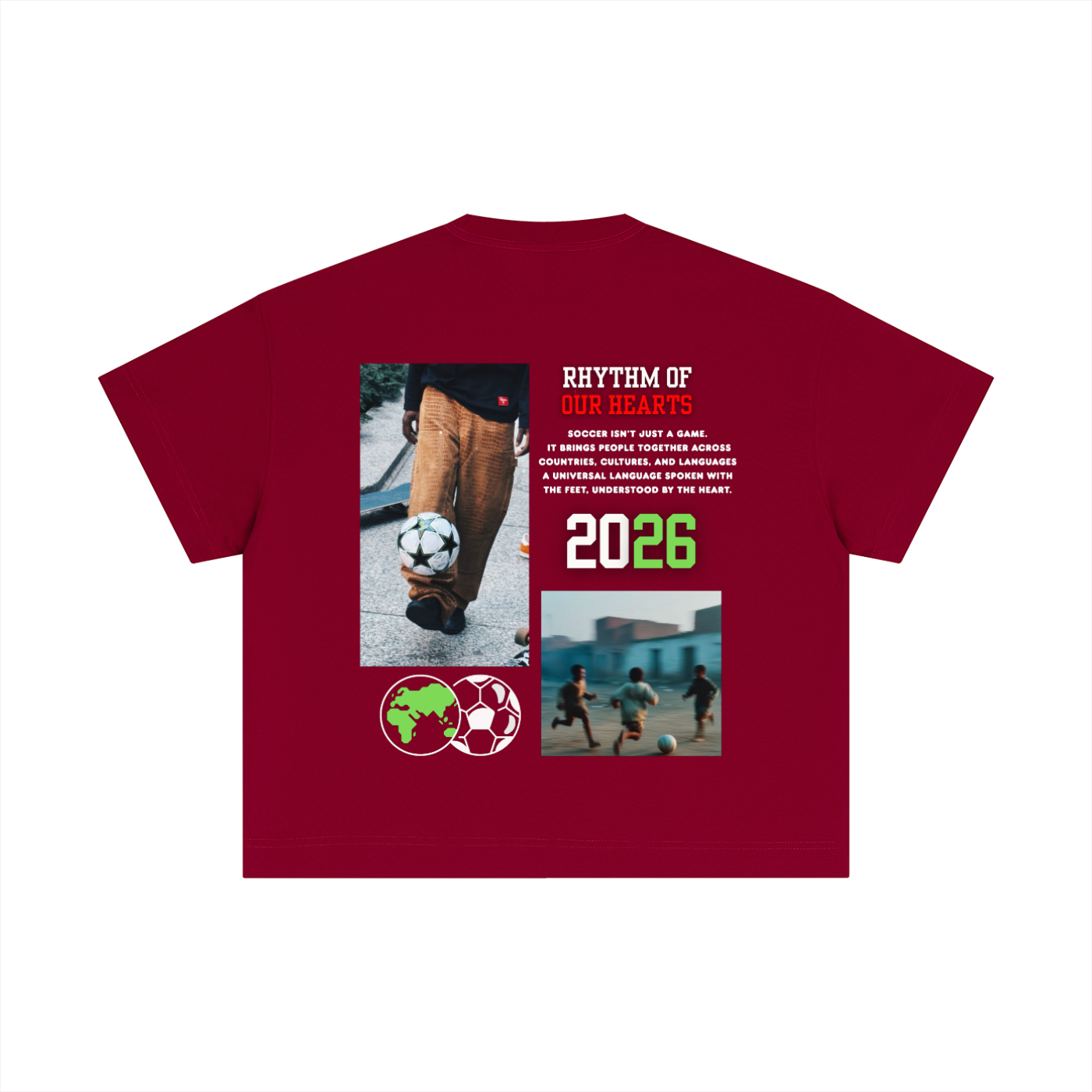 global game,unity through sport,cultural streetwear,travel inspired,2026 football,world cup,matchday fit,soccer culture,soccer tee,Shopping