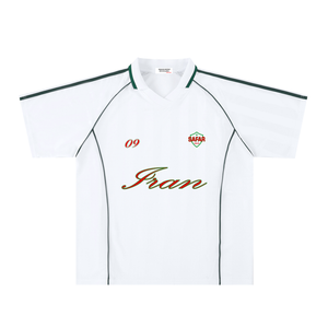 Iran World Cup 2026 jersey dark green with white colorway — SAFARWEAR