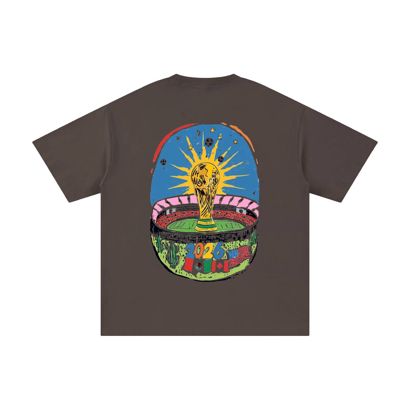 The World Tour SAFAR World Cup 2026 Tee — light yellow colorway | SAFARWEAR