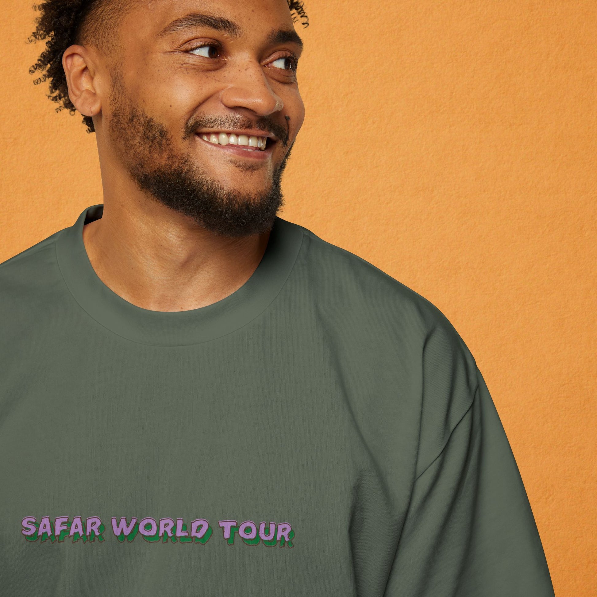 Safar World Tour Oversized Tee- Slimshady