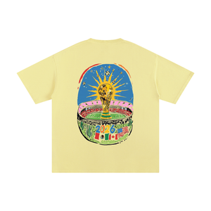 The World Tour SAFAR World Cup 2026 Tee — light blue colorway front | SAFARWEAR