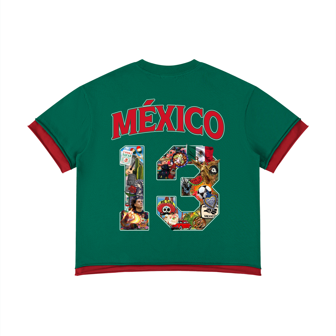 Mexico El Tri World Tour Graphic Tee front — SAFARWEAR cultural streetwear