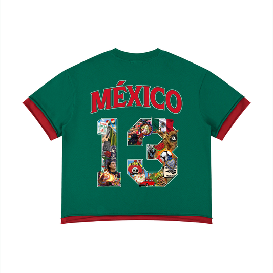 Mexico El Tri World Tour Graphic Tee front — SAFARWEAR cultural streetwear