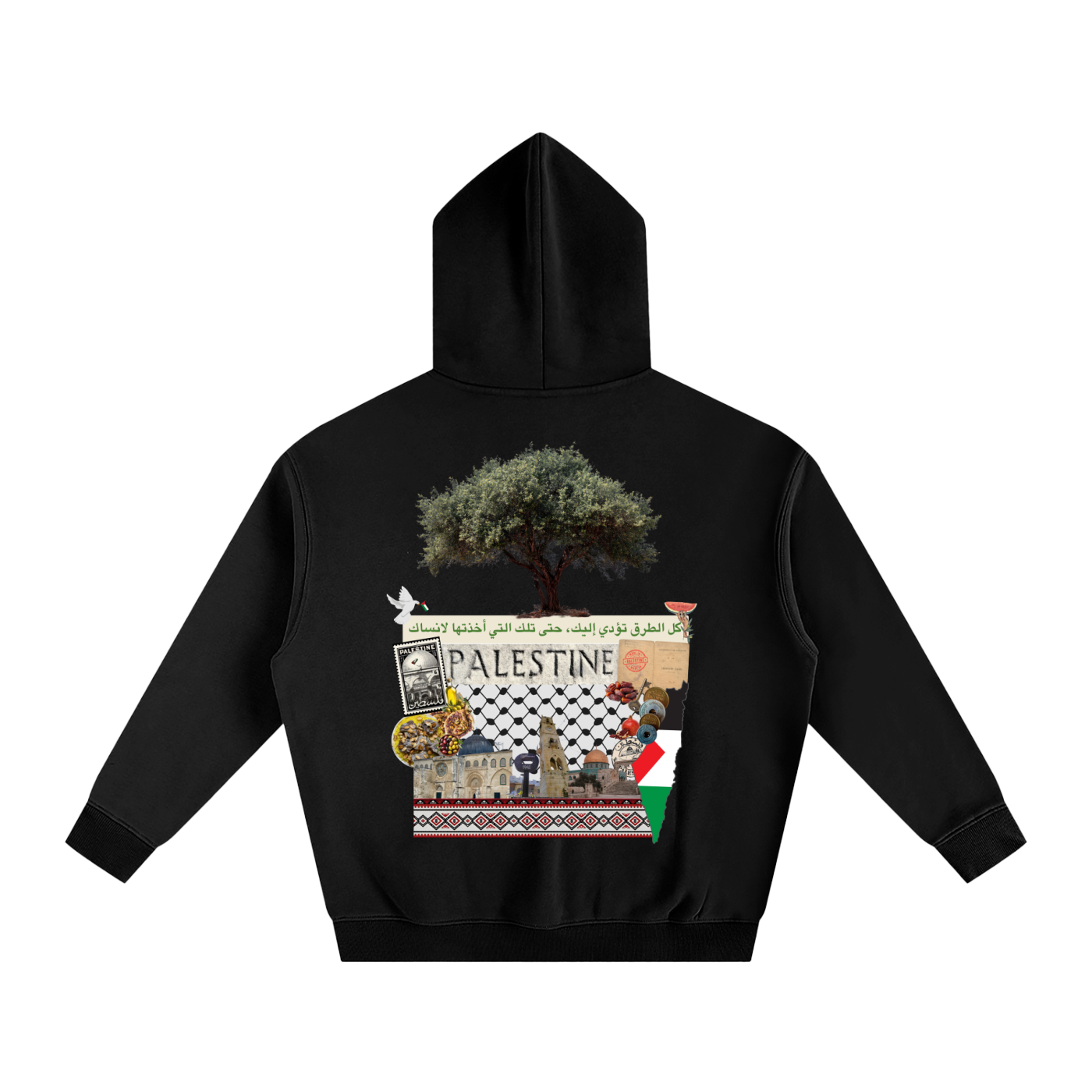 Storytelling Hoodie,Palestine,Middle Eastern Art,Cultural Fashion,SAFAR,Arabic,oversized fit,middle east,Unisex Hoodie,Wear Your Story