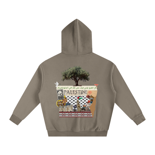 culture over trends,unisex hoodie,safar,graphic hoodie,memory and land,olive tree,olive,Palestine ,middle east,travel