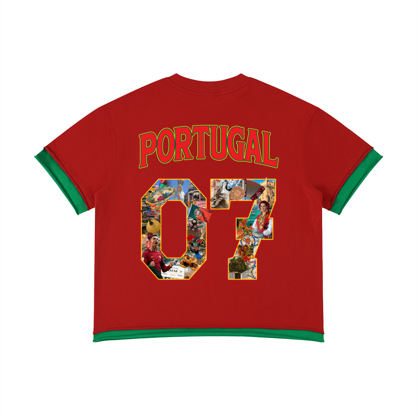 Portugal O Sete World Tour Graphic Tee front — SAFARWEAR cultural streetwear
