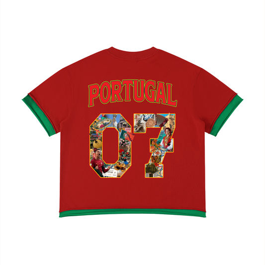 Portugal O Sete World Tour Graphic Tee front — SAFARWEAR cultural streetwear