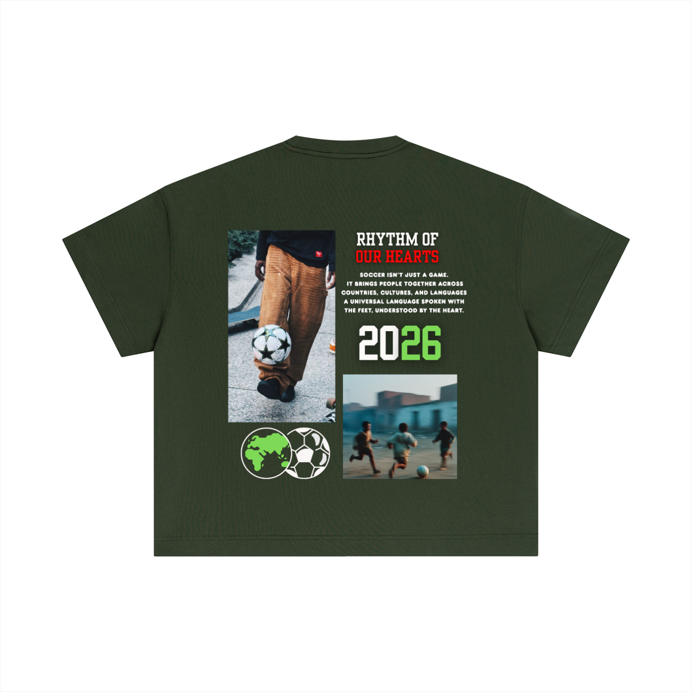 global game,unity through sport,cultural streetwear,travel inspired,2026 football,world cup,matchday fit,soccer culture,soccer tee,Shopping